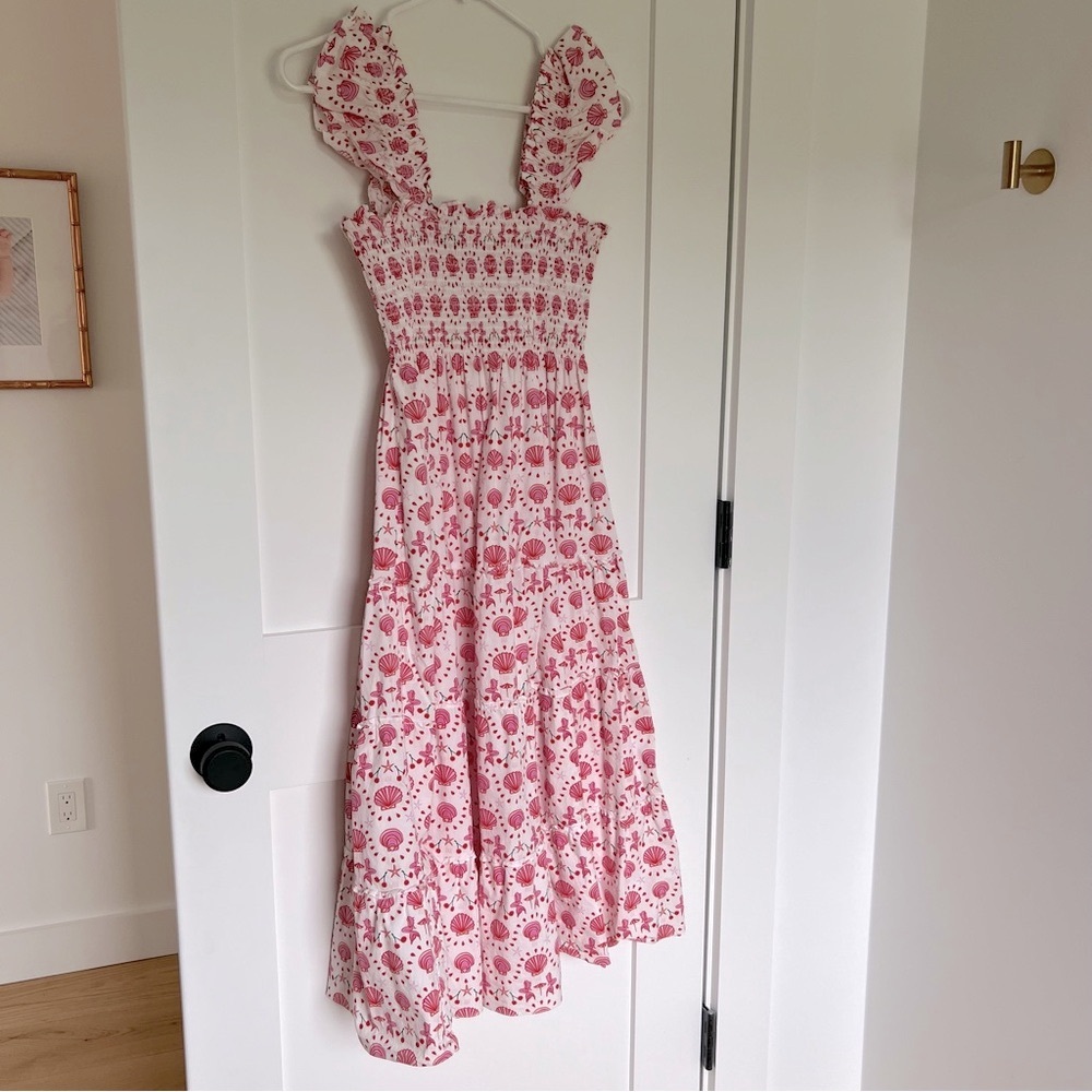 Floral Pink Sleeveless Dress